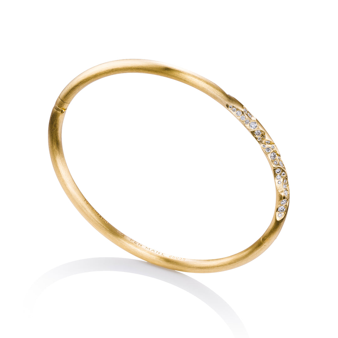 Quarter Pavé Bangle