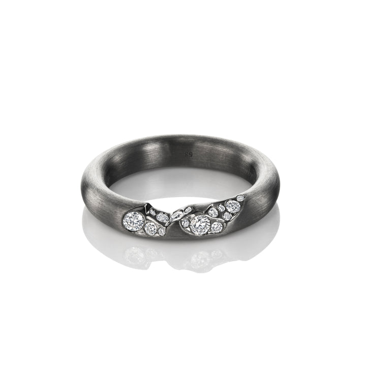 Quarter Pavé Ring