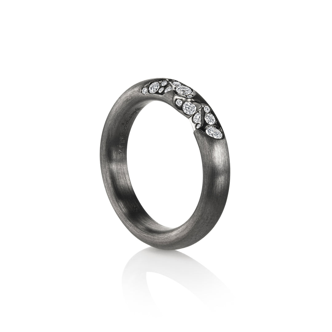 Quarter Pavé Ring