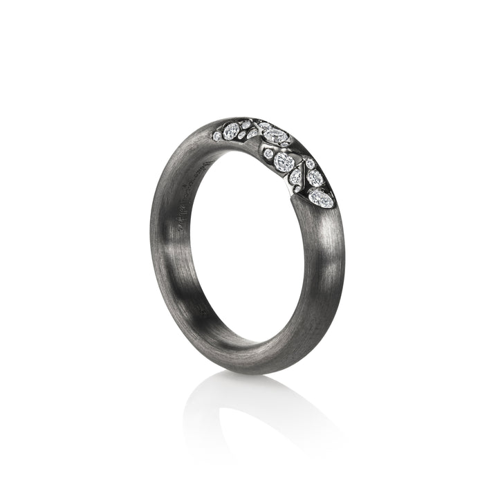 Quarter Pavé Ring