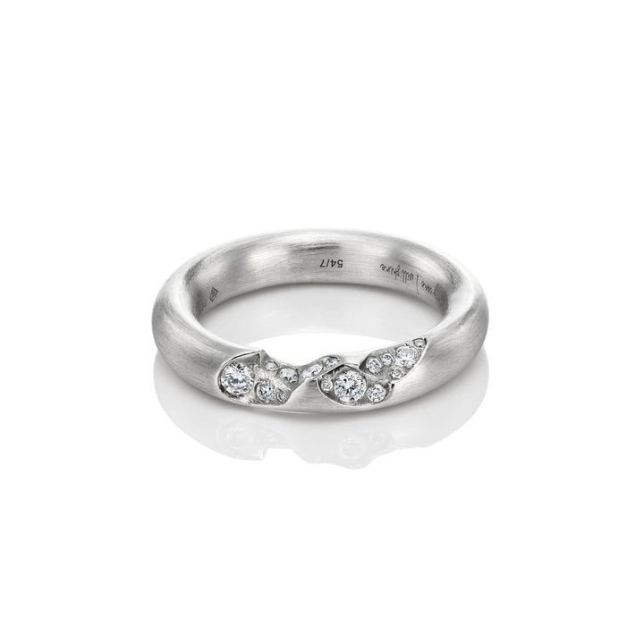 Quarter Pavé Ring