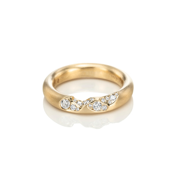Quarter Pavé Ring