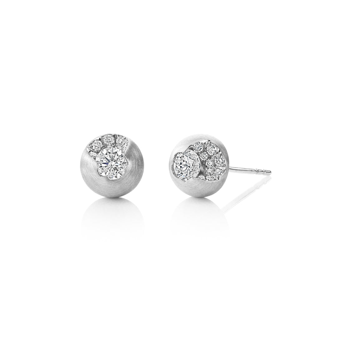 Sphere Flottée Stud Earrings