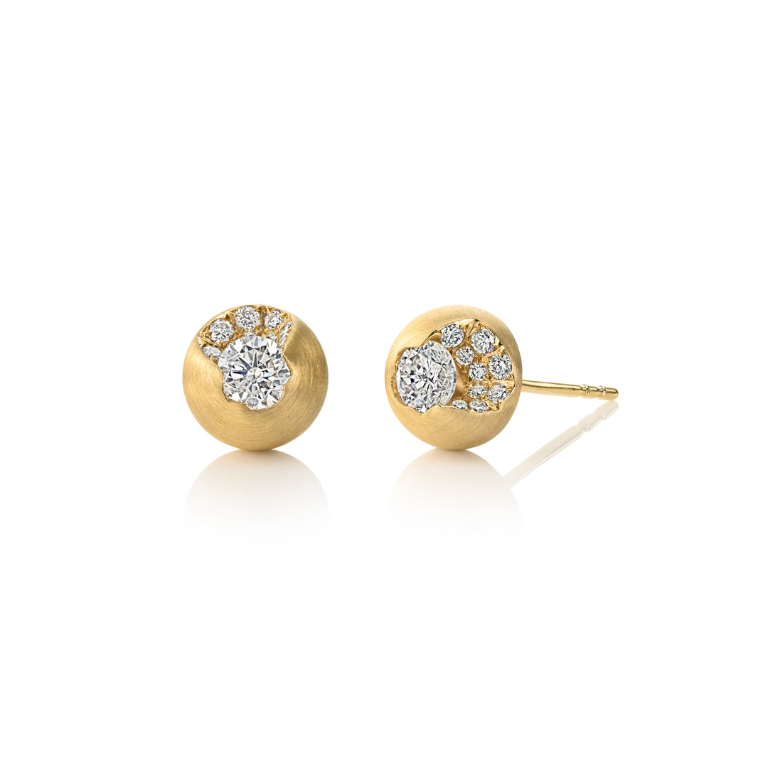 Sphere Flottée Stud Earrings