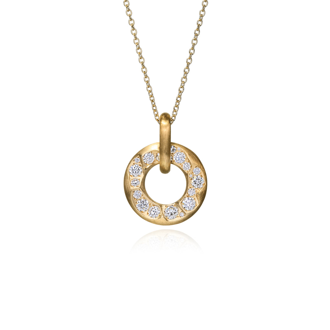 Crash Pavé Mod Pendant Necklace