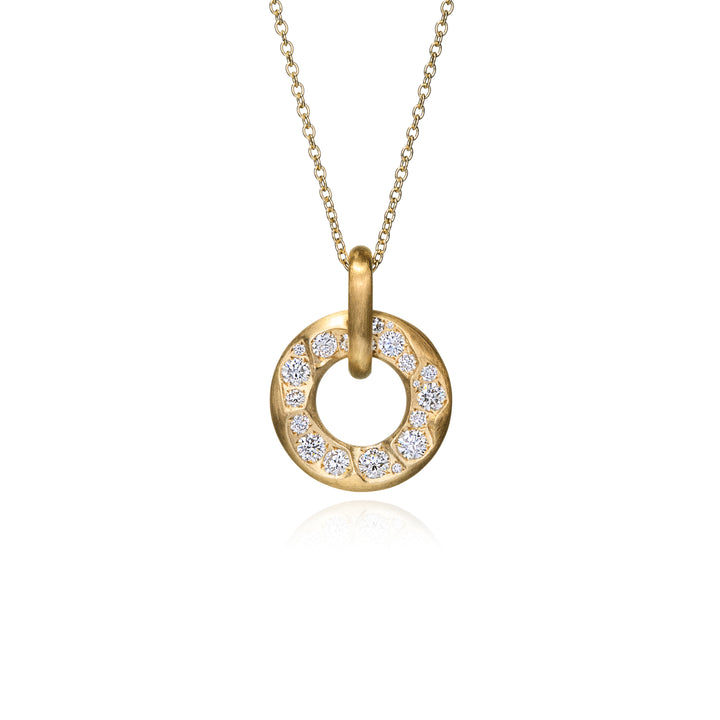Crash Pavé Mod Pendant Necklace