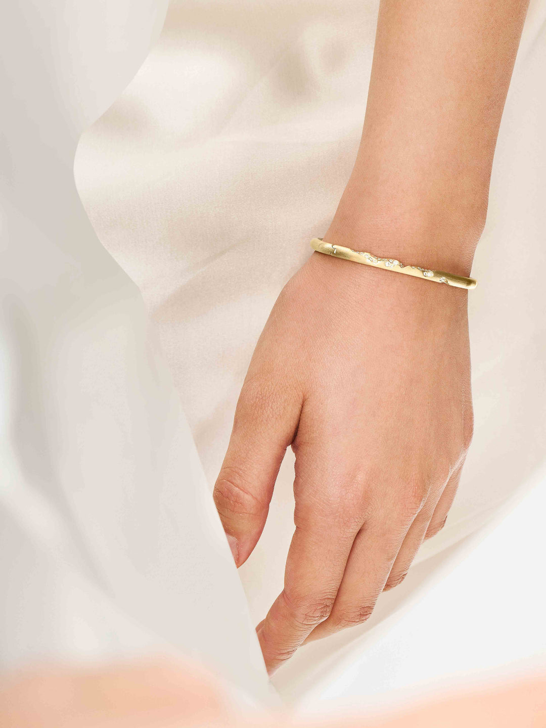 Quarter Pavé Bangle